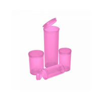 19 DR 30DR 60DR 90DR presser Pop Top Tube en plastique flacons de pilules en plastique avec bouchon résistant aux enfants