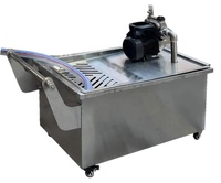 Machine de sablage humide avec système de recyclage d'eau en circuit fermé, fonctionnement manuel, élimination abrasive de la rouille