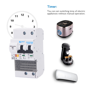 2P WiFI fernbedienung circuit breaker kompatibel mit <span class=keywords><strong>Amanzon</strong></span> Alexa und Google hause mit energie überwachung - Product Image 4