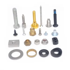 dongguan hardware manufacture custom plastic stainless steel fasteners sheet metal thumb screws knurled bolts nuts and washers