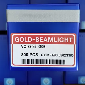Плоские вязальные спицы Gold-beamlight VO 79,85 G06