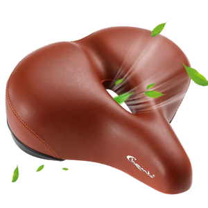 <span class=keywords><strong>Selle</strong></span> de vélo pour <span class=keywords><strong>homme</strong></span> en cuir PU ultra confortable, style simple, pour <span class=keywords><strong>VTT</strong></span> et vélo de route, avec fonction massage en mousse PU - Product Image 1