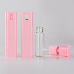 MUB toplu mevcut 10ml siyah çekmece dolum su şişesi plastik kabuk parfüm cam tüp şişe - Product Image 1