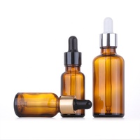 Vente en gros de soins de la peau et d'huiles essentielles pour cheveux, sérum 5ml 10ml 15ml 20ml 30ml 50ml, flacon compte-gouttes en verre ambré, emballage cosmétique