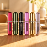 Botol Semprot Parfum Mini 5ml Anti Bocor, Botol Semprot Kosmetik Portabel untuk Tas Tangan dan Perjalanan