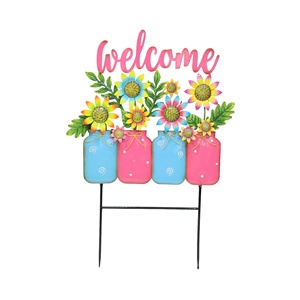 Metal <strong>Easter</strong> Bunny and Egg Lobby &amp; Garden Ornaments Handmade Party Decorations Ming Rich Brand Free Sample Available - Product Image 6