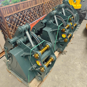 Hydraulic Excavator Bucket <b>Clamp</b> Multifunctional Grab <b>Clamp</b> for Stone Pipe <b>Wood</b> Scrap Steel Handling - Product Image 6