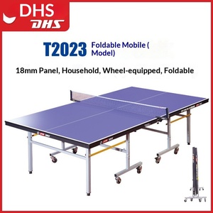 <span class=keywords><strong>Tavolo</strong></span> da <span class=keywords><strong>Ping</strong></span> <span class=keywords><strong>Pong</strong></span> Pieghevole Standard per Interni Red Double Happiness T3088 con Base Arcuata - Product Image 3