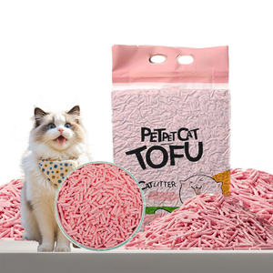 2025 Produk Terlaris OEM ODM 100% Bahan Baku Alami Rendah Debu Daya Serap Air Tinggi 1.5-2.0 mm Pasir Kucing Tofu - Product Image 1