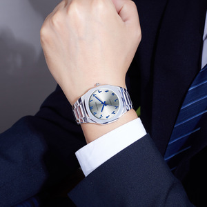 Oem nhãn hiệu riêng thương hiệu thời trang không thấm nước tùy chỉnh Arabic quay số giản dị siêu mỏng thời trang cổ tay sang trọng Mens thạch anh xem orologi - Product Image 2