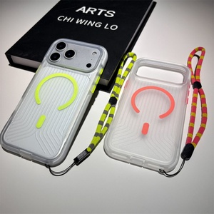 Funda Magnética Luminosa para iPhone 17 16 15 14 13, con Correa, Acabado Mate, TPU y PC, para iPhone 17 Pro Max - Product Image 2