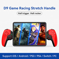 Manette de jeu extensible avec connexion Bluetooth, joystick D9 pour Android/Ps4/Switch/PC/Tablette, manette de jeu sans fil