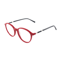 Nuevo diseño Unisex de gafas, gafas de acetato de alta calidad, gafas redondas de lujo, gafas de acetato, monturas de gafas ópticas