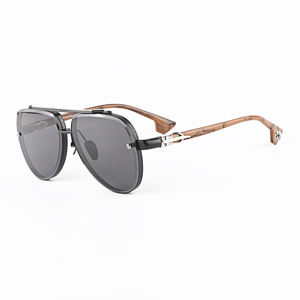 Gafas <span class=keywords><strong>de</strong></span> Sol Vintage <span class=keywords><strong>de</strong></span> Gran Tamaño con Protección UV400 para <span class=keywords><strong>Hombre</strong></span> y Mujer, Estilo Carey <span class=keywords><strong>de</strong></span> Guangdong 2025, para Actividades al Aire Libre, Monturas Personalizadas - Product Image 2