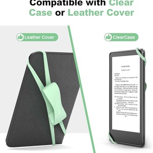 Kindle Reading Stand For Tablets 4.7-8 Inches With Wrist Strap Adjustable Support Mint Green - Product Image 4