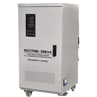 Stabilisateurs de tension AC de type relais SVC 10KVA, entrée TMR 65-270V, sortie 220V monophasée, écran LCD, 50/60Hz, industriel, domestique, usine
