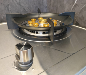 Fabriqué en Chine Cuisinière à gaz intégrée 2 Brûleurs Panneau en acier inoxydable <span class=keywords><strong>Neuf</strong></span> têtes Conception Table de cuisson à gaz Cuisinière à batterie pour la cuisson - Product Image 4