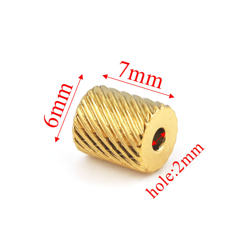 6x7x2 twill- gold [approx. 1.32g]