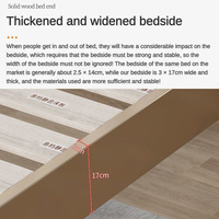 Meubles de salon de luxe et légers pour la maison Lit en bois à ressorts à bas prix avec tiroirs de rangement Cadre de lit king moderne doré pour filles