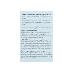 Tampons normaux avec applicateur compact Bont 16 unités - Product Image 3
