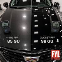 Película Protectora de Pintura Transparente Ultra Gruesa de TPU PPF FYL de 9.5mil, Autoregenerable, Hidrofóbica, Antiarañazos, para Autos