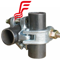 Coupleur à angle droit galvanisé à chaud robuste pour échafaudage à fixation par tube, connexion haute résistance pour la construction