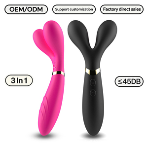 Vibrateur de massage sexuel pour femmes - Kovida 2026 3 en 1 en silicone en forme de Y, outil de masturbation clitoridienne féminine, jouet sexuel, vente directe usine - Product Image 1