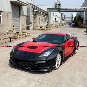 Nouveau kit carrosserie large style <span class=keywords><strong>Corvette</strong></span> C7 LJZXG, pare-chocs avant et arrière, jupes latérales, capot, pack de tuning extérieur sport - Product Image 6
