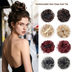 <span class=keywords><strong>Chignon</strong></span> synthétique désordonné et volumineux avec pince à cheveux, en fibre haute température, pour femmes, usage quotidien, <span class=keywords><strong>mariage</strong></span> et fête - Product Image 1