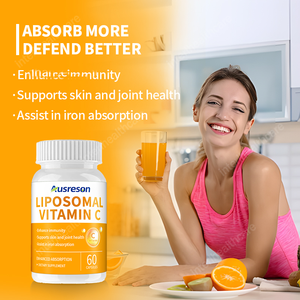 Ausreson OEM Compléments Alimentaires Liposomaux <span class=keywords><strong>Vitamine</strong></span> <span class=keywords><strong>C</strong></span> 1000 <span class=keywords><strong>Vitamine</strong></span> <span class=keywords><strong>C</strong></span> D3 Zinc Glycinate Capsules Liposomaux - Product Image 2
