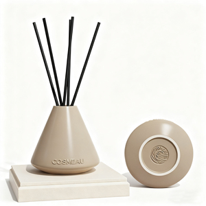 C&amp;H Home <strong>Decor</strong> Luxury Elegance Minimalist and Modern Design Cone-shaped Reed <strong>Diffusers</strong> - Product Image 1