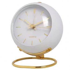 <b>Retro</b> Simple Green Desk & <b>Clock</b> Battery Powered Silent Non-Ticking Digital Display Small Size Night Light Electronic - Product Image 3
