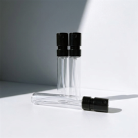 Botol Semprot Parfum Mini 1.5ml 2ml Kaca Matte Berkualitas Tinggi dengan Sablon