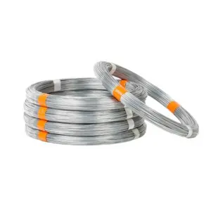 Hot Dipped Galvanized Steel Wire 12 16 18 Gauge Electro Galvanized Gi Iron Binding Wire For Building