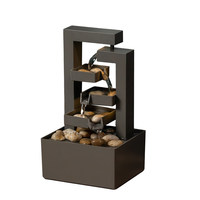 Humidificateur de bureau, Ornement anti-stress, Fontaine d'eau moderne et minimaliste, Cadeau créatif pour entrée, ouverture d'entreprise, ou agencement de maison