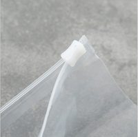 Sacs à gousset latéral en plastique pour le stockage des aliments avec fermeture à glissière pour congélateur à fermeture éclair en PE-BD à imprimé personnalisé pour l'emballage et l'utilisation à domicile