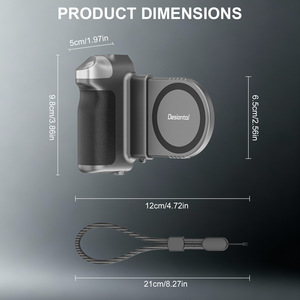 Soporte Inalámbrico para Cámara con Control Remoto de Zoom, Modo de Disparo para Teléfono, Agarre Magnético para Cámara de Teléfono <span class=keywords><strong>Telesin</strong></span> - Product Image 5