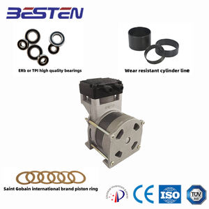 BST 60DC kompresor Piston <span class=keywords><strong>Mini</strong></span>, Piston <span class=keywords><strong>Mini</strong></span> bebas minyak 12V 24V 75W daya Input CE sertifikasi Motor 48V 60V 72V 80V 96V 110V 12V Output - Product Image 5