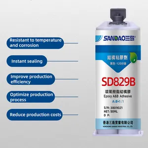 Factory Direct SD829B Hardener Sealant Rubber Adhesive And Epoxy Resin AB Glue For Electronic Component Resin