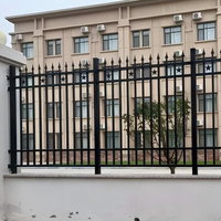 Panneaux de clôture de jardin en acier galvanisé au design moderne, montage facile, clôture de mur de séparation résidentiel