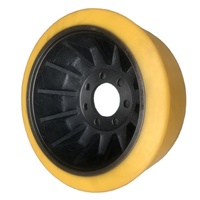 Roue de traction en polyuréthane solide de qualité supérieure 343x114-80mm 7 trous HY Part No.2793541