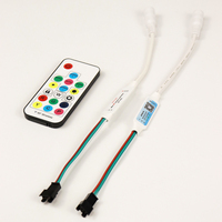 Controlador LED RGB Grilight SP104E SP621E SP103E WS2812B de 2048 Píxeles, Control Remoto RF de 14/17 Teclas con Bloqueo, DC5V-24V, Alcance de 20m, Mini Direccionable