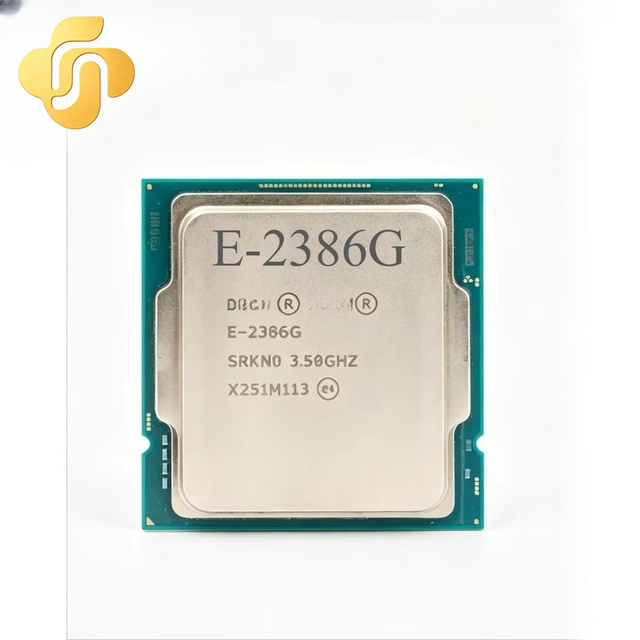 E-2386G Processor (12M Cache, 3.50 GHz) FC-LGA14A for Server CPU Used
