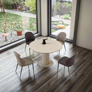 Tavolo da Pranzo Moderno di Lusso in Materiale <span class=keywords><strong>Dorato</strong></span> Durevole, Colore Personalizzabile, Piccolo <span class=keywords><strong>Tavolino</strong></span> da Tè Pomeridiano, Arredamento per Sala da Pranzo Meraviglioso - Product Image 4
