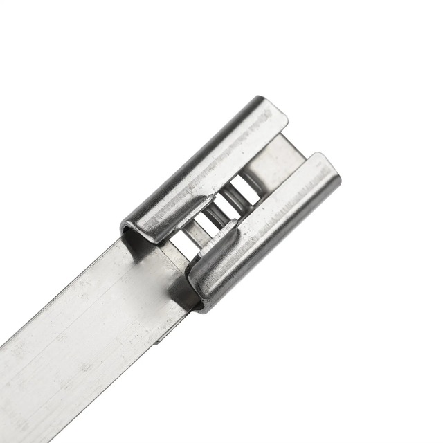 Aluminum Metal Reusable  Zip Ties Wraps Cable Zip Ties Stainless Steel Pvc Coated Metal Cable Tie
