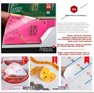 Etiquetas Autoadhesivas de PVC Impermeables Personalizadas, Impresión Digital de Forma Irregular para Electrónica de Consumo - Product Image 6