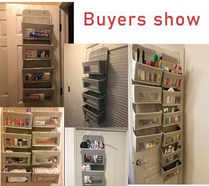 Collapsible Closet Hanging Shelves Storage Nursery Organizer the Door 4 Pockets Hanging Storage Bags for Hanging Organizer - Product Image 5
