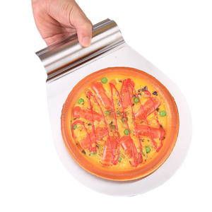 Outils <span class=keywords><strong>de</strong></span> pâtisserie sûrs pour <span class=keywords><strong>la</strong></span> cuisine, plateaux en acier inoxydable avec poignée incurvée pour manipuler les gâteaux lourds, stable - Product Image 5