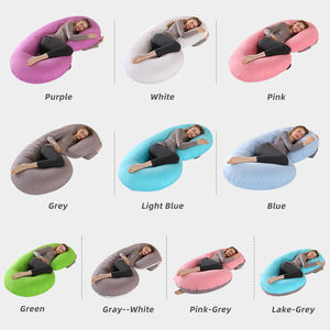 Hot Sale Full Body Pregnancy Pillow <strong>Wedge</strong> for Belly Support Pregnancy Pillow C Shape <strong>Maternity</strong> Pillow - Product Image 5