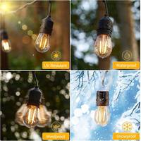 Ampoule LED RGB à pixels IP65 DMX D50 DC12V/24V 1.6W DMX512 UCS1903 RGB adressable, ampoule LED à pixels blanc chaud, guirlande lumineuse